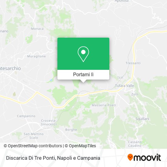 Mappa Discarica Di Tre Ponti