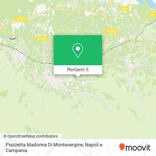 Mappa Piazzetta Madonna Di Montevergine