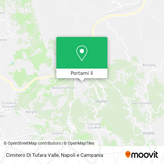 Mappa Cimitero Di Tufara Valle