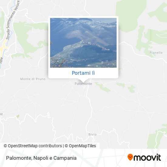 Mappa Palomonte