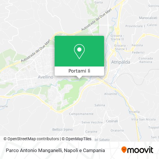 Mappa Parco Antonio Manganelli