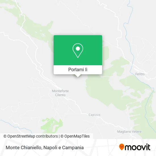 Mappa Monte Chianiello