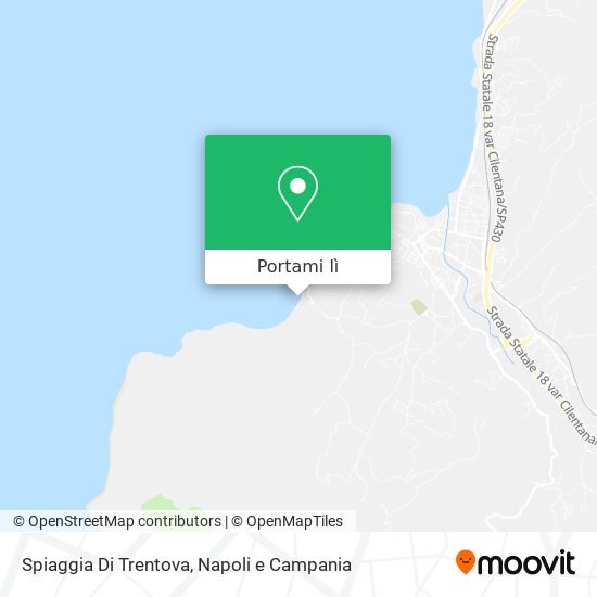 Mappa Spiaggia Di Trentova