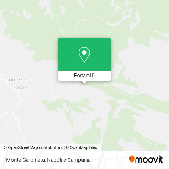 Mappa Monte Carpineta