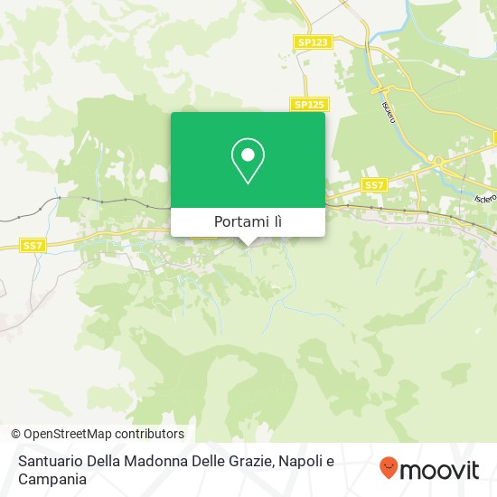 Mappa Santuario Della Madonna Delle Grazie