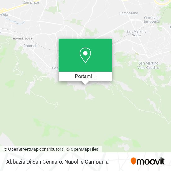 Mappa Abbazia Di San Gennaro