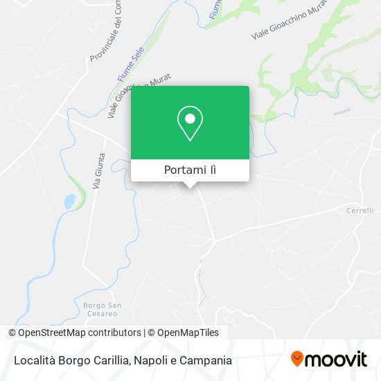 Mappa Località Borgo Carillia