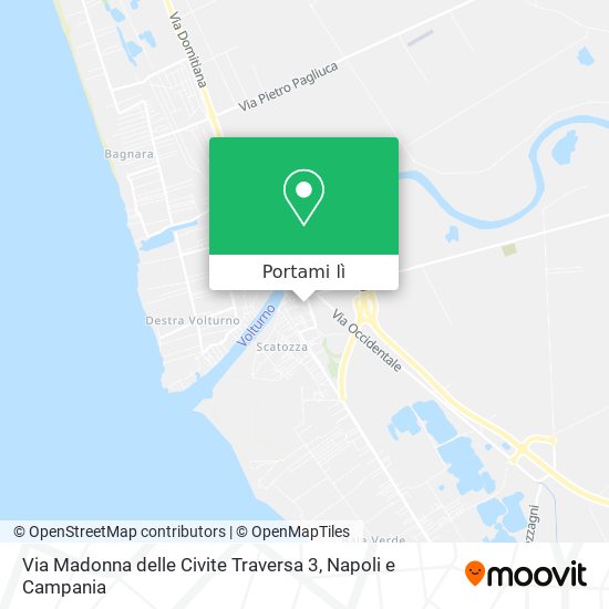 Mappa Via Madonna delle Civite Traversa 3