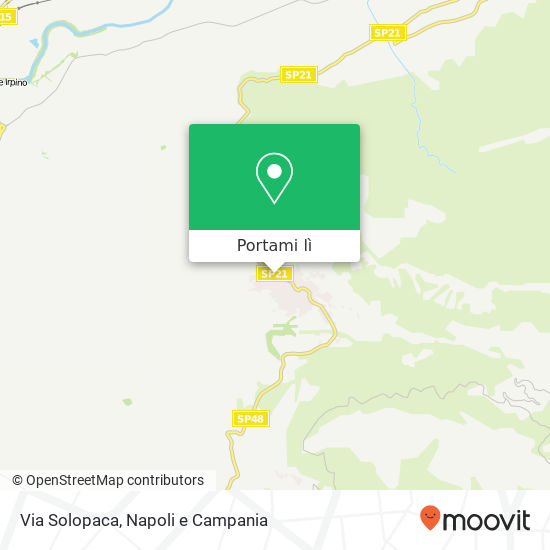 Mappa Via Solopaca
