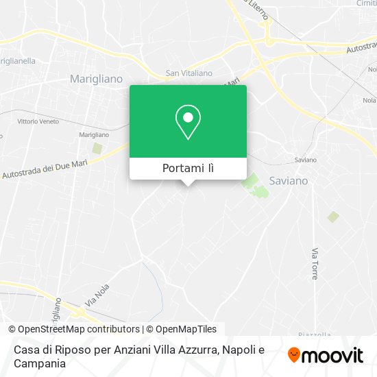 Mappa Casa di Riposo per Anziani Villa Azzurra