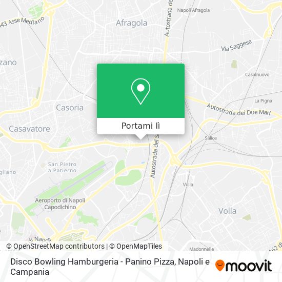 Mappa Disco Bowling Hamburgeria - Panino Pizza