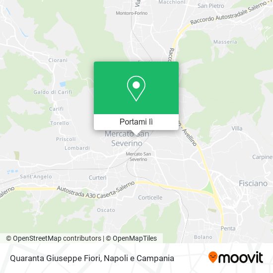 Mappa Quaranta Giuseppe Fiori