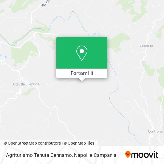 Mappa Agriturismo Tenuta Cennamo