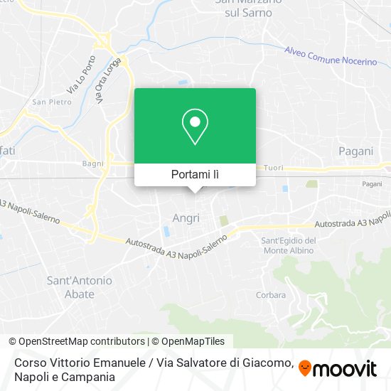 Mappa Corso Vittorio Emanuele / Via Salvatore di Giacomo