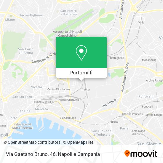Mappa Via Gaetano Bruno, 46