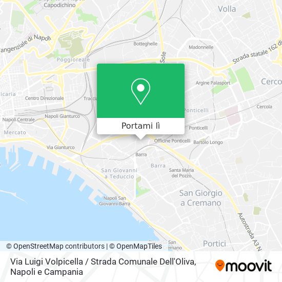 Mappa Via Luigi Volpicella / Strada Comunale Dell'Oliva