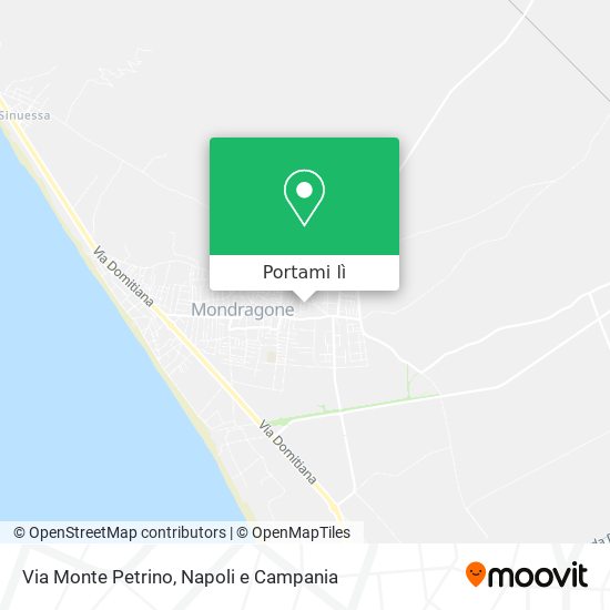 Mappa Via Monte Petrino