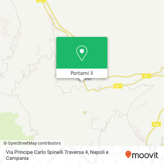 Mappa Via Principe Carlo Spinelli Traversa 4