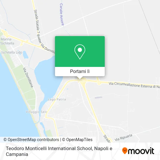Mappa Teodoro Monticelli International School