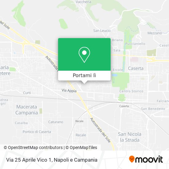 Mappa Via 25 Aprile Vico 1