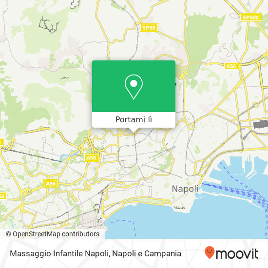 Mappa Massaggio Infantile Napoli