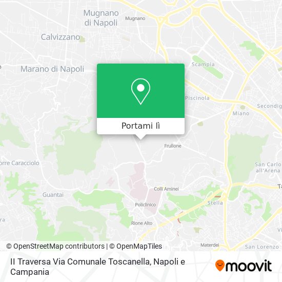 Mappa II Traversa Via Comunale Toscanella