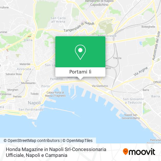 Mappa Honda Magazine in Napoli Srl-Concessionaria Ufficiale