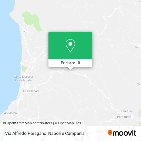 Mappa Via Alfredo Paragano
