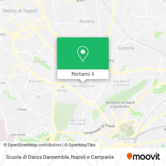 Mappa Scuola di Danza Dansemble