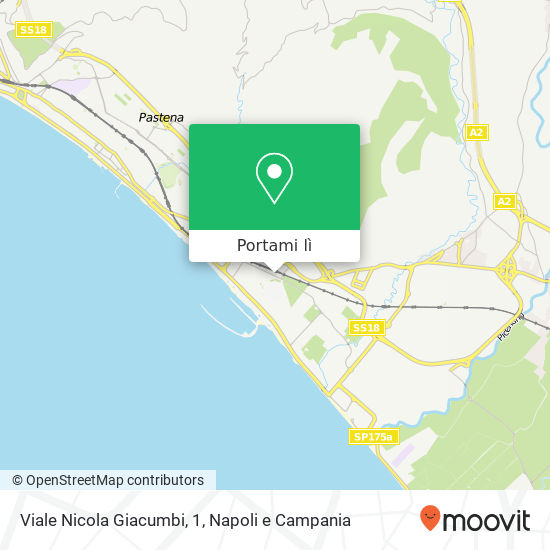 Mappa Viale Nicola Giacumbi, 1