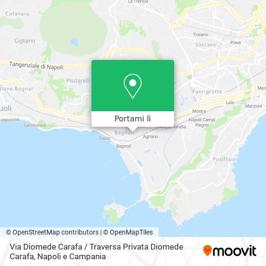 Mappa Via Diomede Carafa / Traversa Privata Diomede Carafa