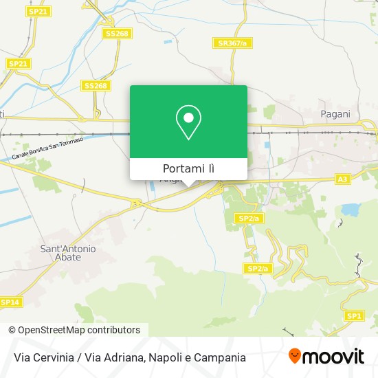 Mappa Via Cervinia / Via Adriana