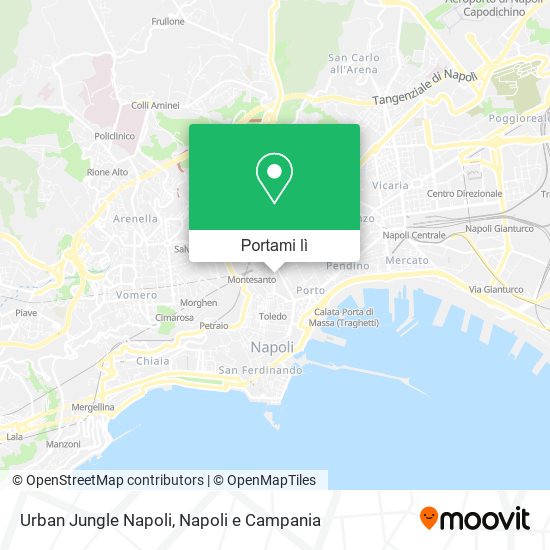 Mappa Urban Jungle Napoli