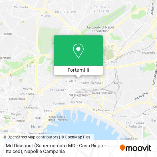 Mappa Md Discount (Supermercato MD - Casa Rispo - Italced)