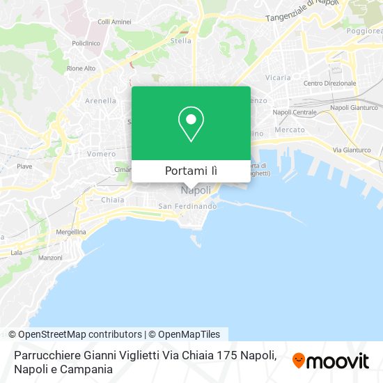 Mappa Parrucchiere Gianni Viglietti Via Chiaia 175 Napoli