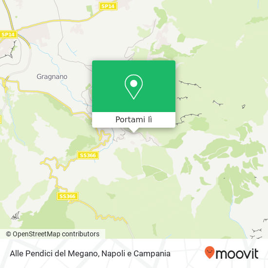 Mappa Alle Pendici del Megano