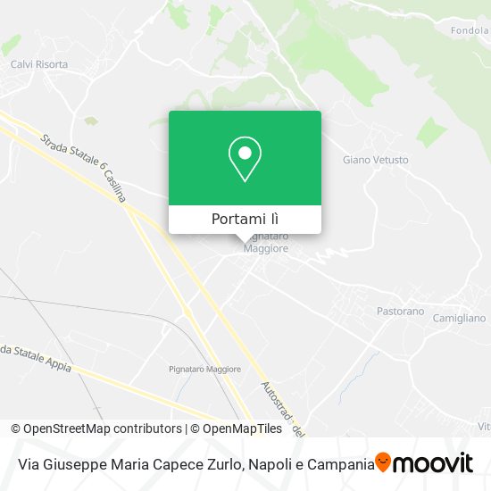 Mappa Via Giuseppe Maria Capece Zurlo