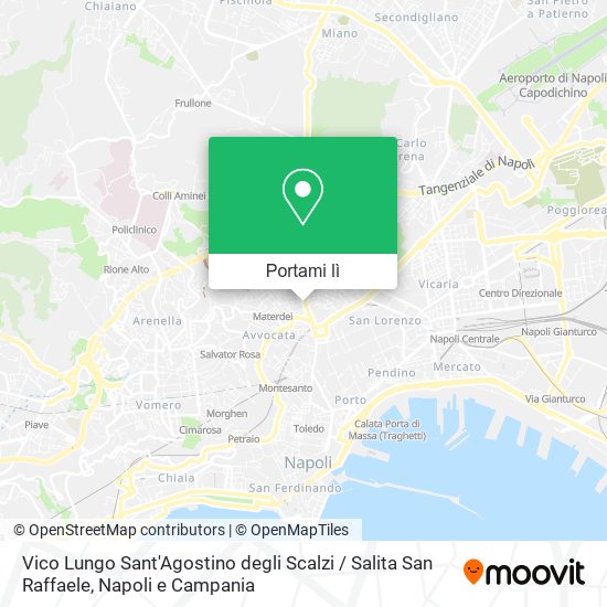 Mappa Vico Lungo Sant'Agostino degli Scalzi / Salita San Raffaele