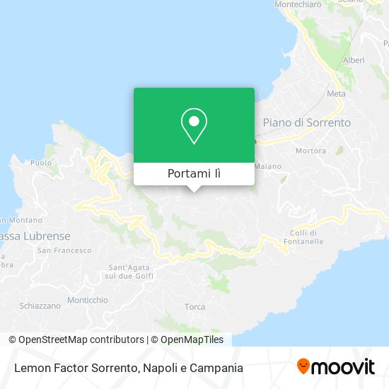 Mappa Lemon Factor Sorrento