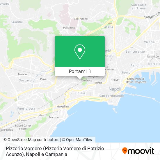 Mappa Pizzeria Vomero (Pizzeria Vomero di Patrizio Acunzo)