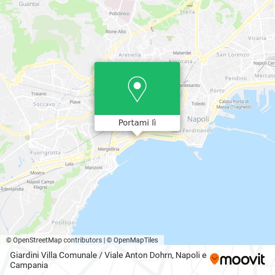 Mappa Giardini Villa Comunale / Viale Anton Dohrn