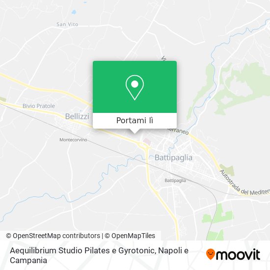Mappa Aequilibrium Studio Pilates e Gyrotonic