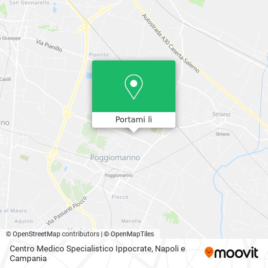 Mappa Centro Medico Specialistico Ippocrate