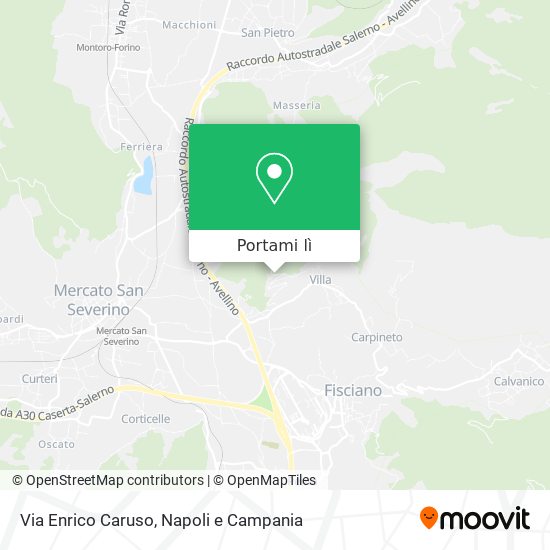 Mappa Via Enrico Caruso