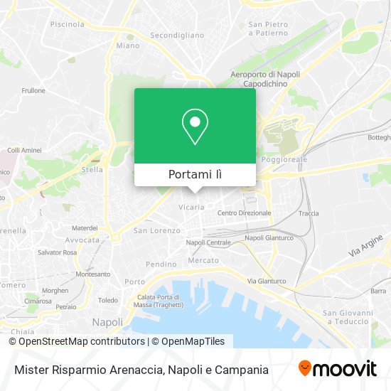 Mappa Mister Risparmio Arenaccia