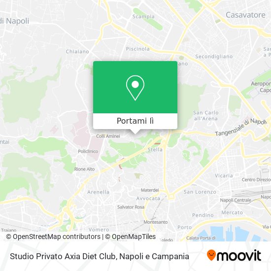 Mappa Studio Privato Axia Diet Club