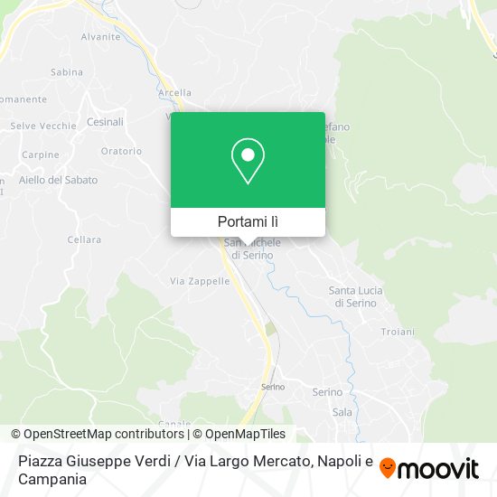 Mappa Piazza Giuseppe Verdi / Via Largo Mercato
