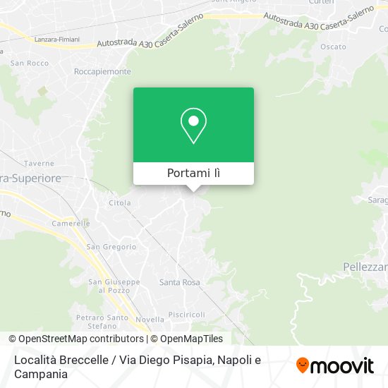 Mappa Località Breccelle / Via Diego Pisapia