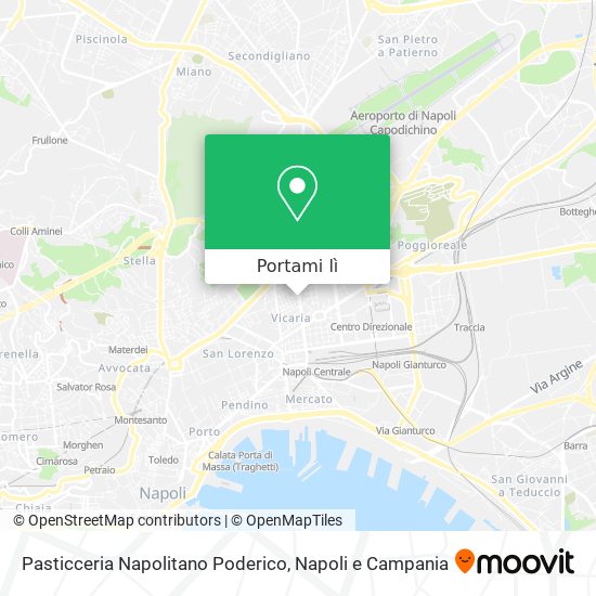 Mappa Pasticceria Napolitano Poderico