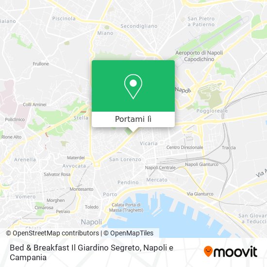 Mappa Bed & Breakfast Il Giardino Segreto